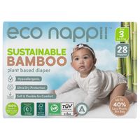 Eco Nappii Bamboo Nappies 3 (5.5-8KG) / Single Sprout